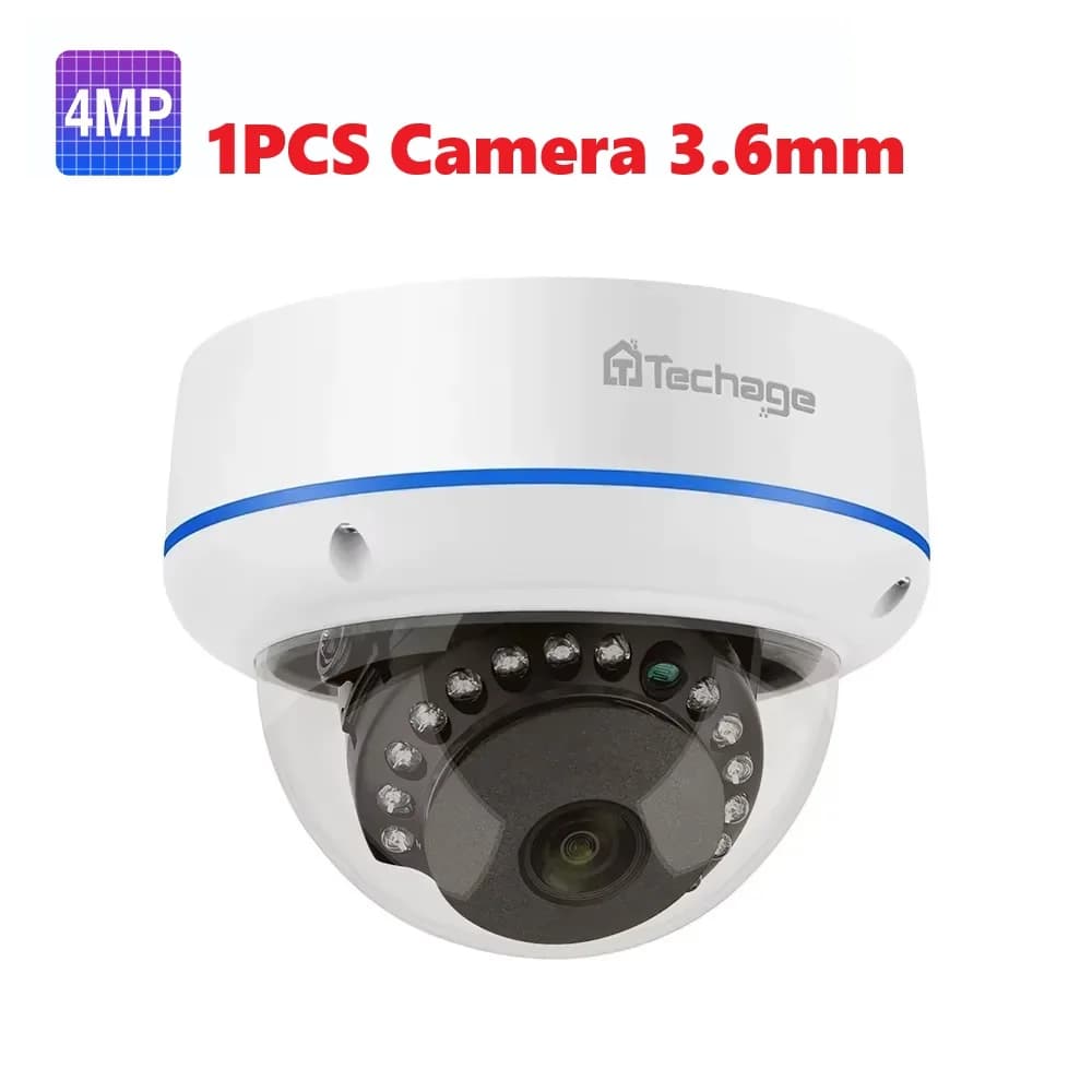 Techage-POE 4MP / 5MP/8MP, 1/2/3 pièces