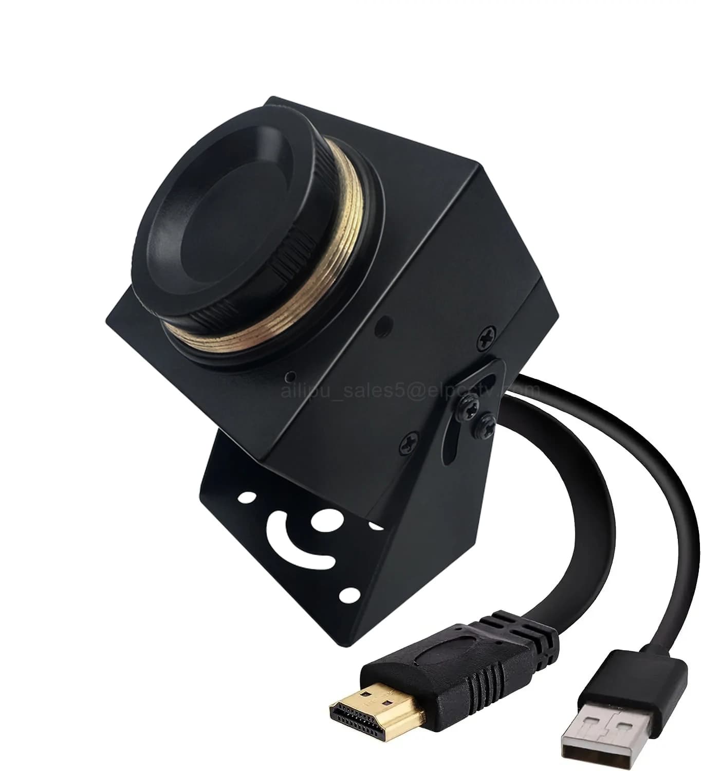 Webcam de sécurité USB pour écran d'ordinateur, ELP 60FPS, 4K, USB 3.0, HDMI, manuel 5-50mm, objecti