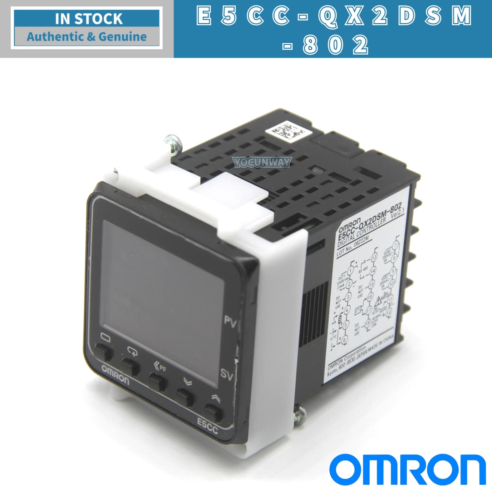 Thermostat authentique OMRON, contrôleur de température E5CC-QX2ASM-800 QX2DSM-802 QX2ABM QX2AUM CX2