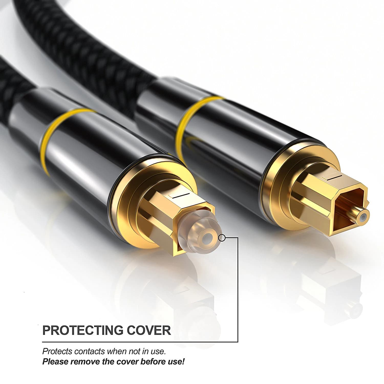 Câble Audio optique câble à fibres optiques numérique Toslink SPDIF câble Coaxial pour boîtier TV am