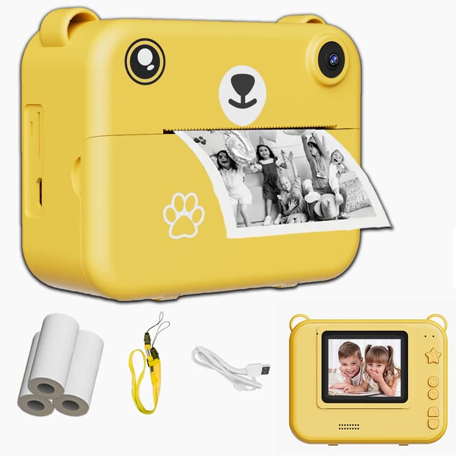 Appareil Photo numérique pour enfants, photographie à impression instantanée, enregistreur vidéo HD