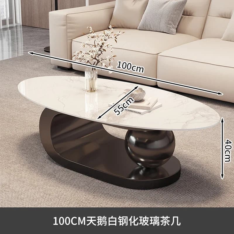 Table basse ronde tendance, luxe exquis, tendance européenne, beauté Simple, Mesa Auxliar, meubles d