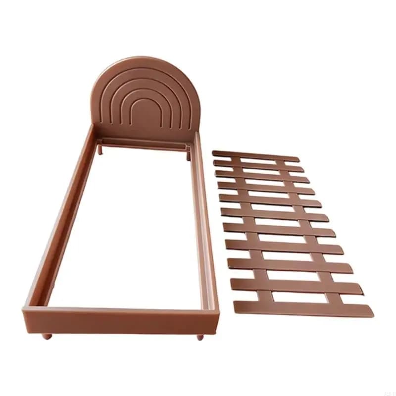 Cadre lit modèle meuble lit Simulation, pour décoration maison poupée Miniature, avec détails réalis