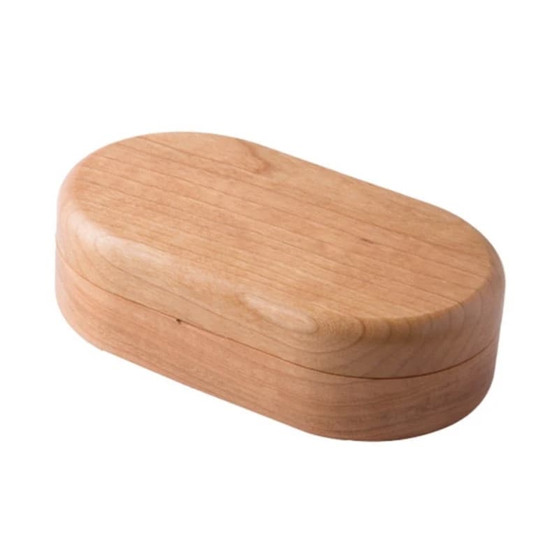 Organisateur bijoux en bois, mallette rangement compacte, petite boîte à bijoux, conteneur rangement