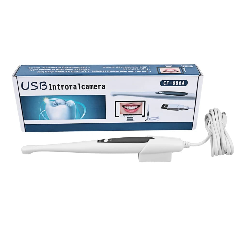 ELIJAH caméra intra-orale 8.0 mégapixels USB 6 LED blanches 6mm Super mini objectif caméra d'examen