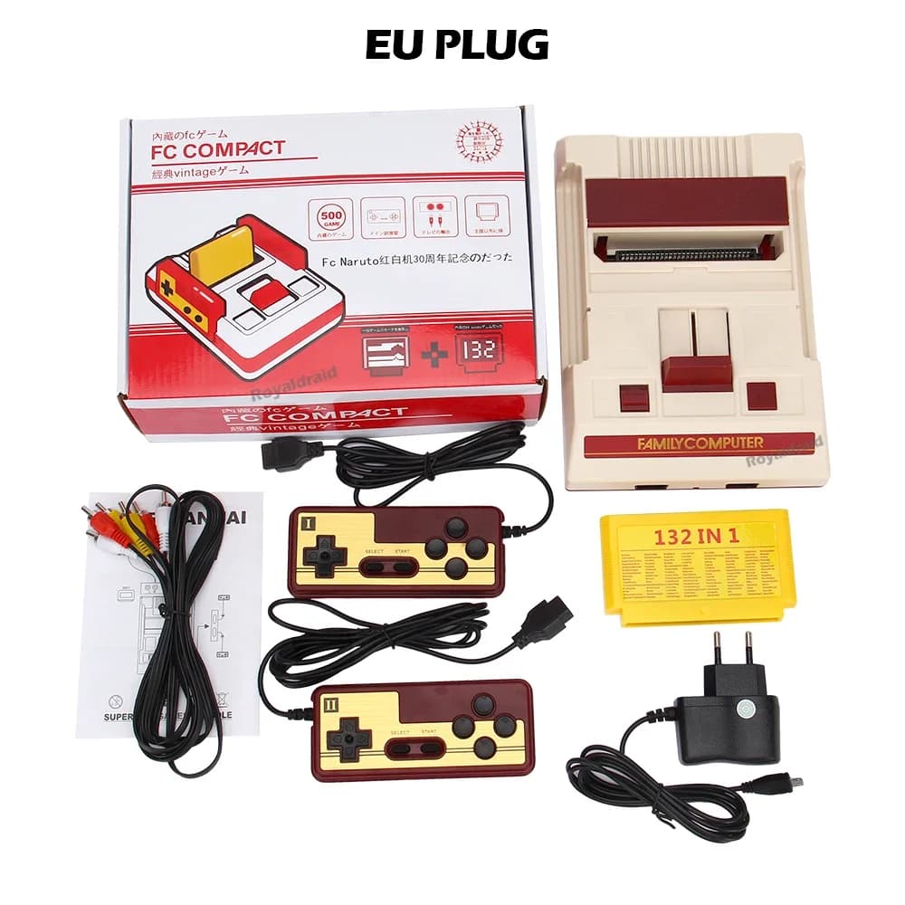 Console de jeu vidéo 8 bits, 500 jeux classiques intégrés, pour ordinateur familial, TV, Support de