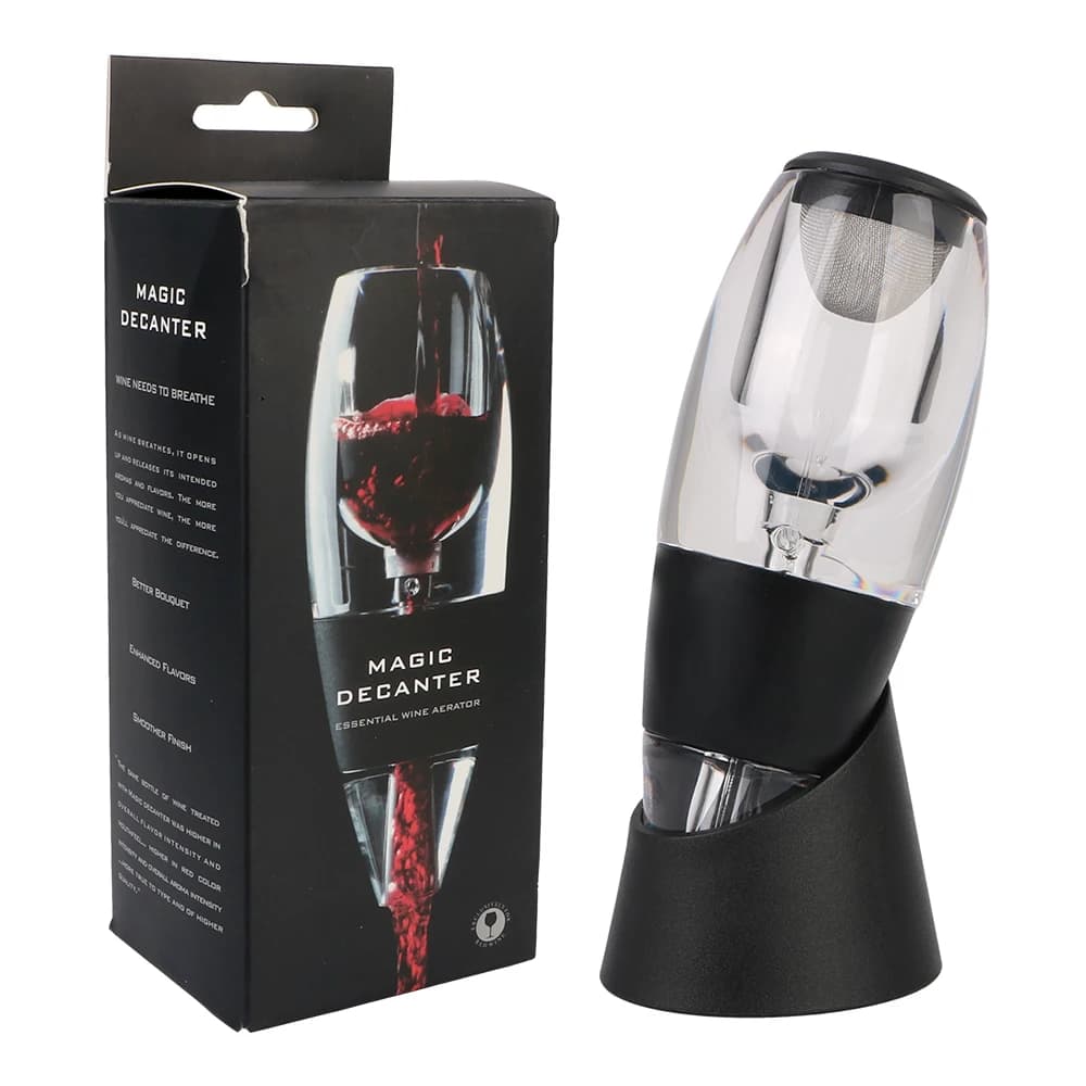 Professionnel pour Bar fête cuisine vin rouge whisky aérateur distributeur vin carafe verseur avec f