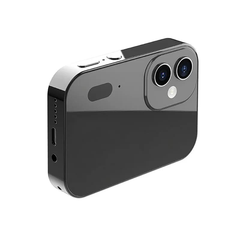 Appareil photo numérique D6 4K HD 64MP Triple objectif 270 ° Caméras CCD portables pour vlog de sp