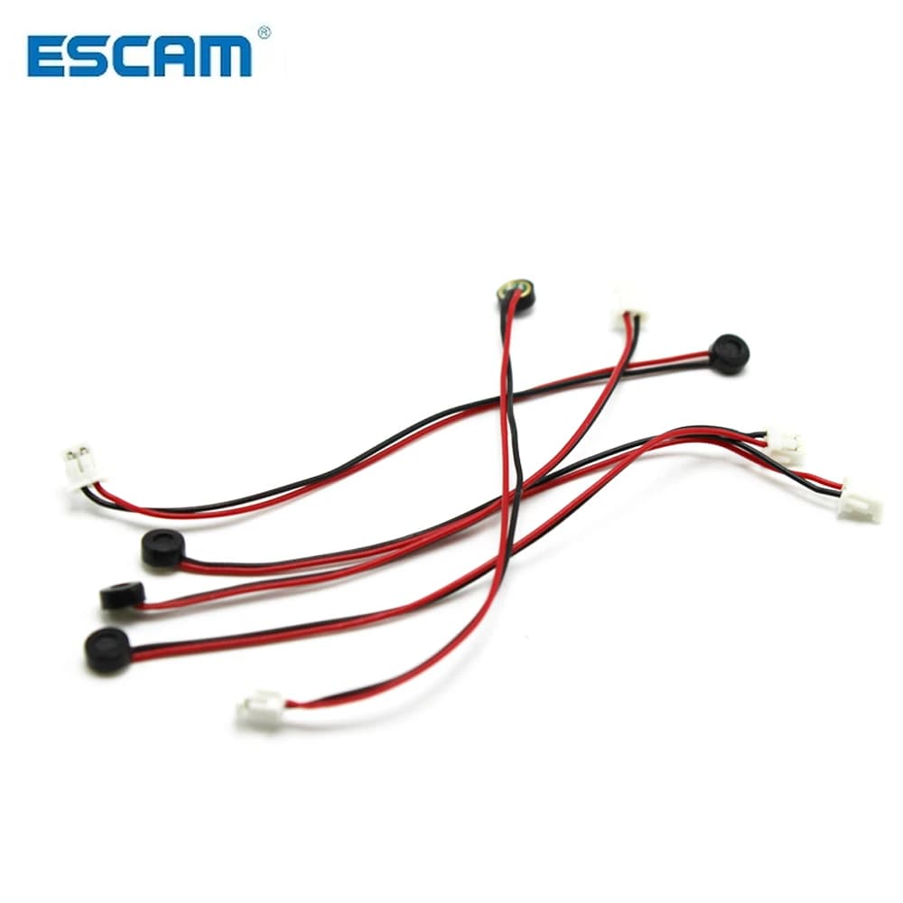 ESCAM 50pcs Mini micro moniteur sonore dispositif de ramassage Audio petit Microphone haute sensibil