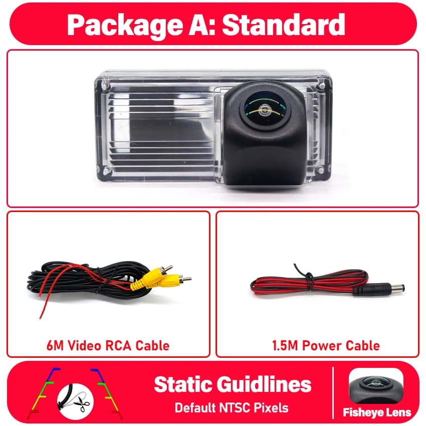 Caméra de recul à vision nocturne pour Toyota Land Cruiser LC, 100, 1998, 1999, 2000, 2001, 2002, 20