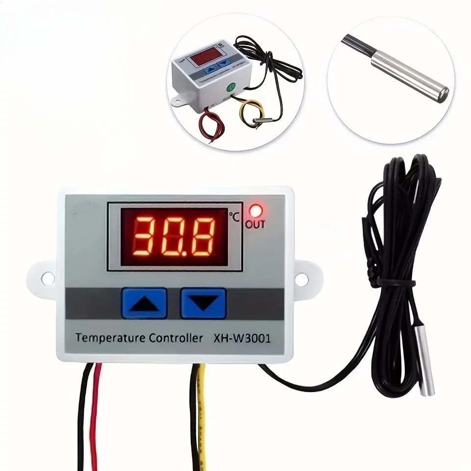 W3001 contrôle numérique température micro-ordinateur Thermostat interrupteur thermomètre nouveau th
