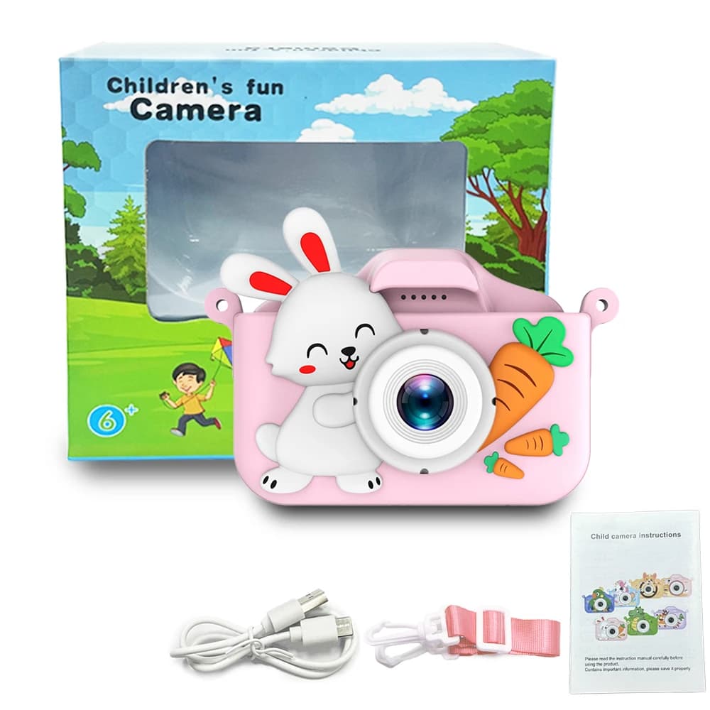 Enfants caméra numérique double caméra HD 1080P caméra vidéo jouets Mini caméra couleur affichage en