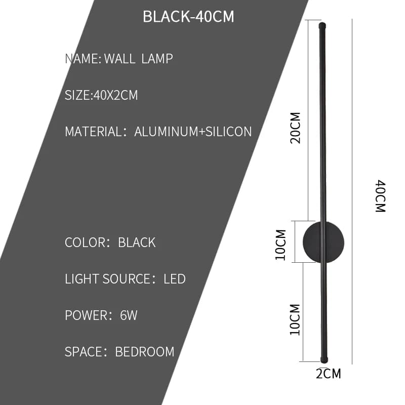 Applique murale moderne LED originale, décoration de chambre à coucher, salon, pour mur de télévisio