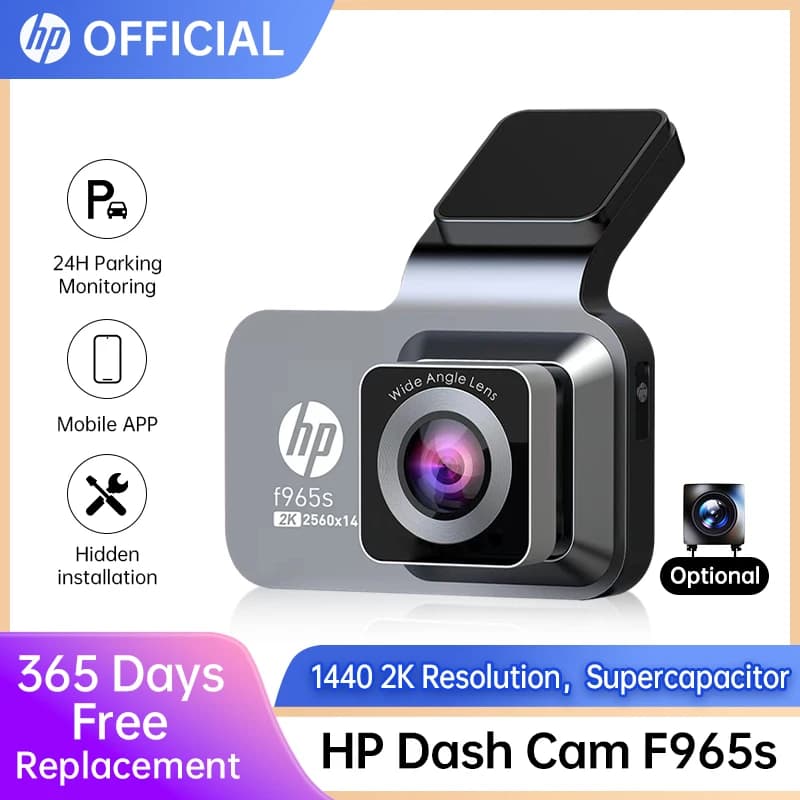 HP F965 caméra de tableau de bord Ultra HD Vision nocturne WiFi enregistreur vidéo numérique enregis
