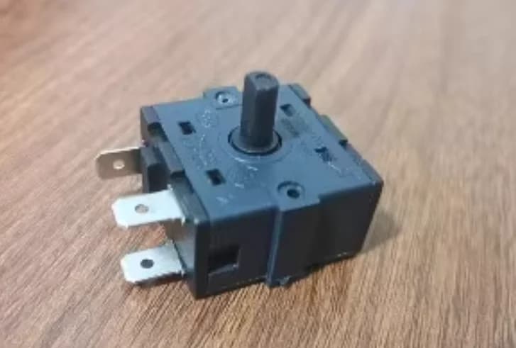 Interrupteur réglable pour four électrique – 3 broches 4 positions 360 ° Sélecteur rotatif, 250 V