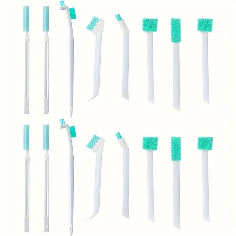 Brosse de nettoyage d'écart à usage domestique, 8 pièces, petite brosse de nettoyage de papier de ve