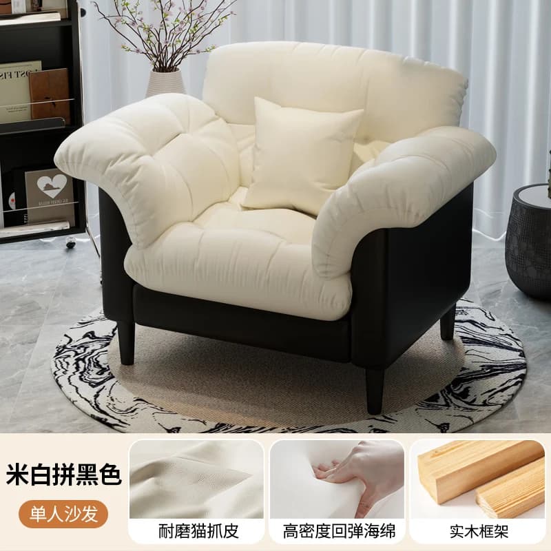 Coussinets modernes chaises salon chambre Design inclinable chaises minimalistes maquillage salle à