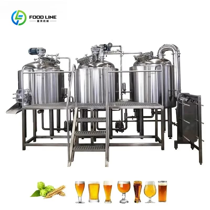 Fabricant d'équipements de brassage de bière artisanale de haute qualité, sur mesure, 500L 5BBL, clé
