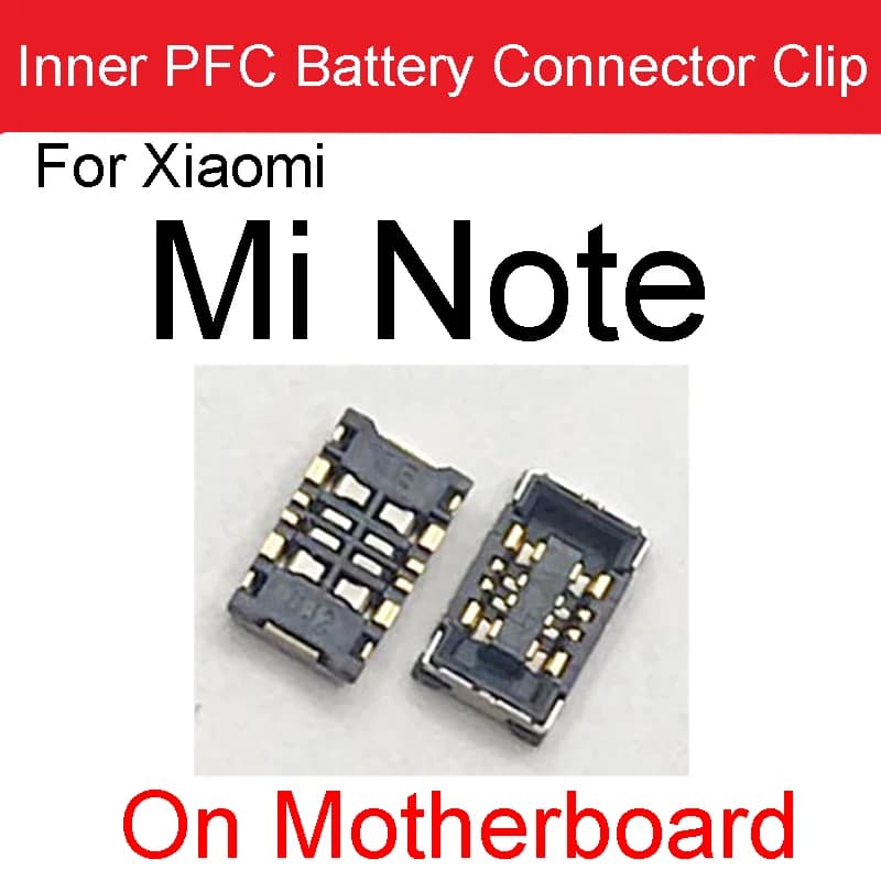 Connecteurs de batterie FPC à Clip sur carte mère, 2 pièces, pour Xiaomi Note 2 3 Mix 2S 3 Max 2 3 M