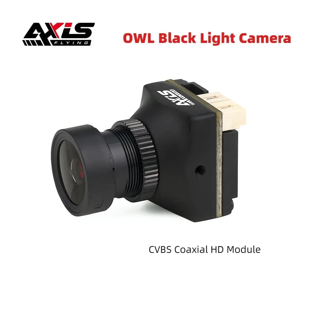 Caméra Axisflying New OWL Black Light, module HD coaxial CVBS, caméra FPV, angle de vue de 120°, cam