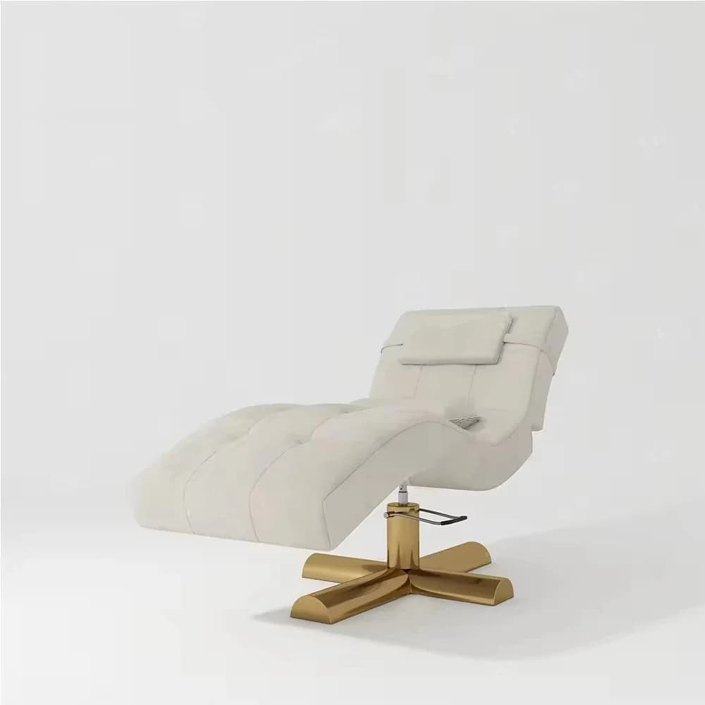 Lit de salon pour les cils, fauteuil de détente à domicile, lit de spa facial, lit de massage de la