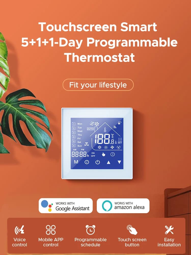 Ewelink WiFi Thermostat intelligent pour chauffage chauffe-eau à gaz sol électrique maison intellige