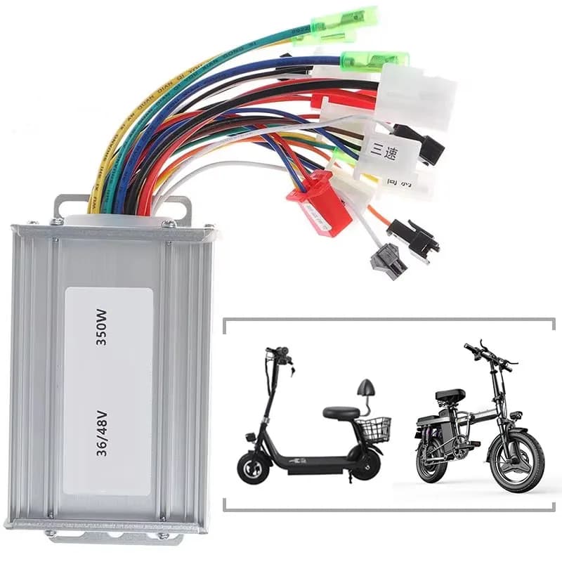 Accessoires de vélo électrique 36V/48V, contrôleur de moteur à courant continu sans balais 350W pour