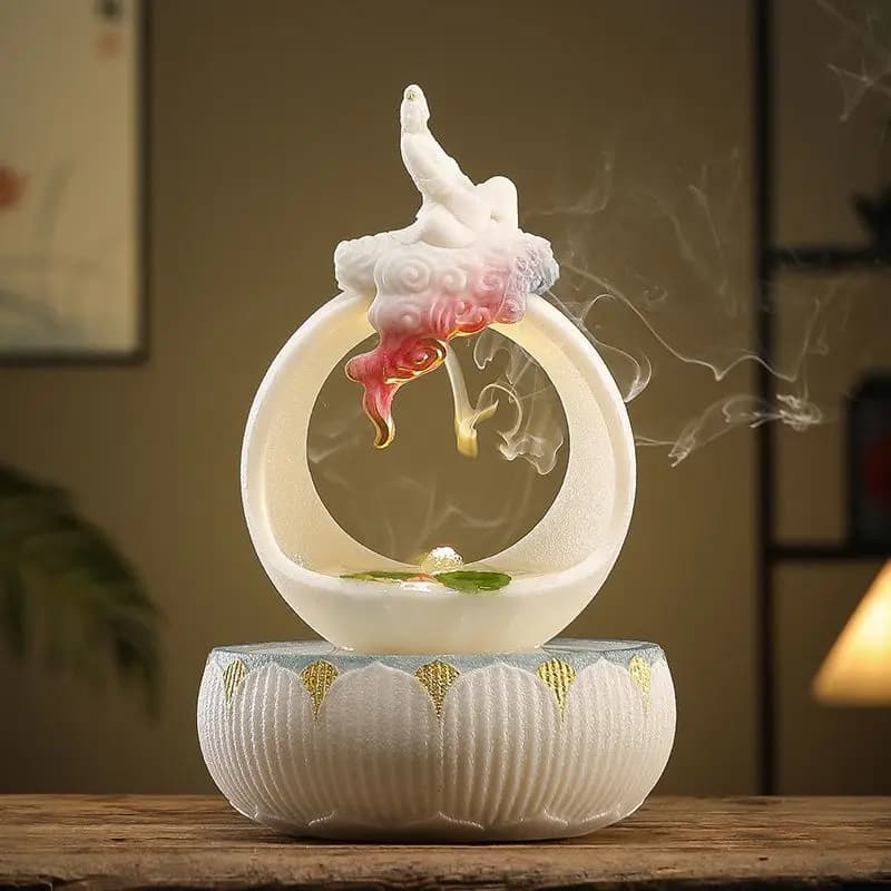 Ornement d'eau courante de style Zen chinois, bureau, eau de circulation, salon, hall d'entrée, bure