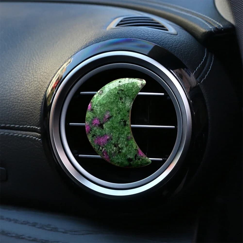 Clip décoratif pour grille d'aération de voiture, diffuseur d'air frais, parfum de voiture en crista