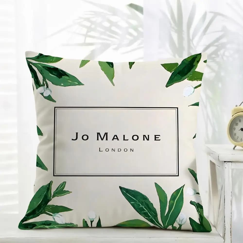 Housse de coussin de luxe Jo Malone London-L, taie d'oreiller en lin lavable au quotidien, douce pou