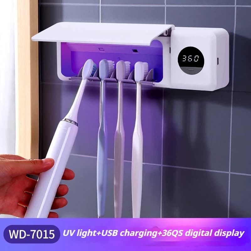 Stérilisateur de brosse à dents domestique, mural intelligent, stérilisation UV à Induction entièrem