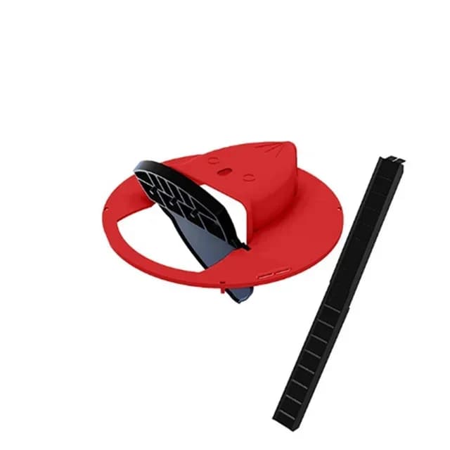 Piège à souris intelligent à réinitialisation automatique avec couvercle rabattable pour attraper le