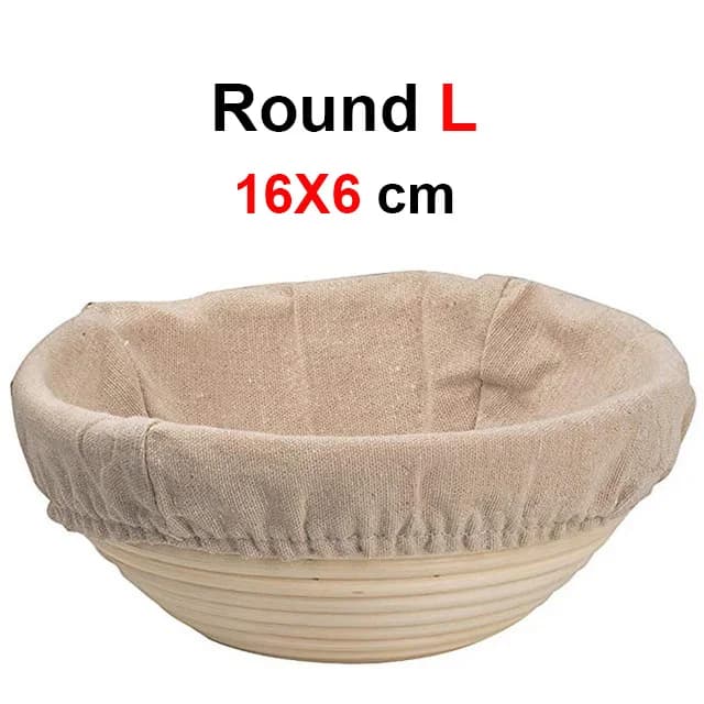 Mir en rotin fait à la main, JxProofing, Fermentation naturelle, Jantes de pâte, Banneton, Filles de
