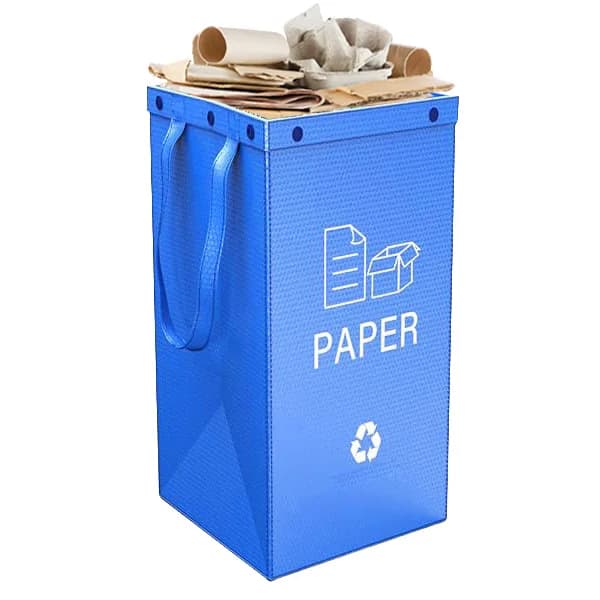 Sacs de tri sélectif séparés, poubelles réutilisables et étanches pour cuisine, bureau, maison, poub