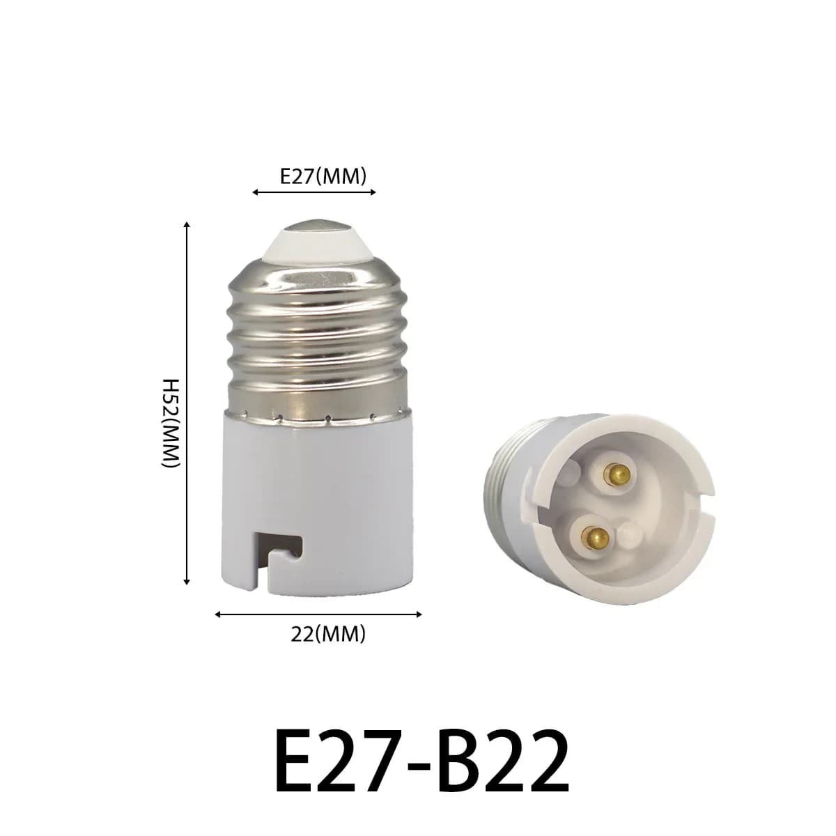 Support de douille d'ampoule E27 E14 E22 GU10 E40, convertisseur de lampe, adaptateur de conversion