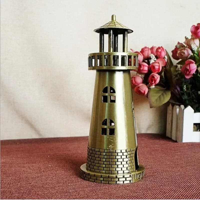 Phare de balise de mer, décoration en métal, célèbre modèle de construction de monument chinois, ame