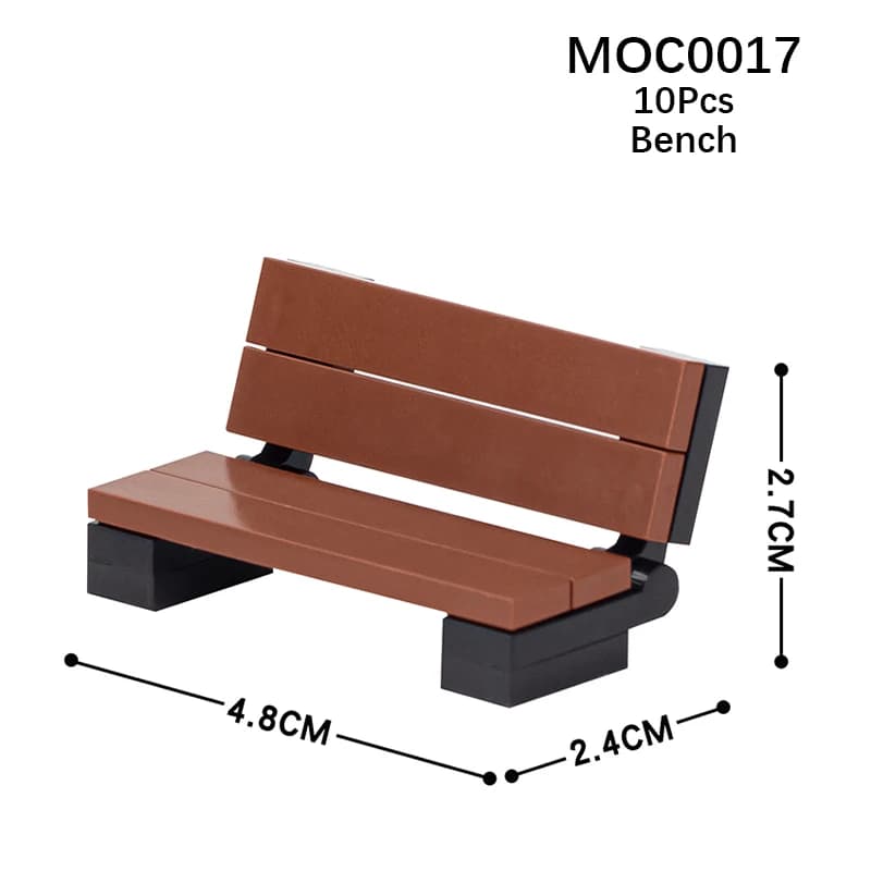 MOOXI City MOC blocs de construction pièces meubles de maison Compatible figurine d'action bricolage