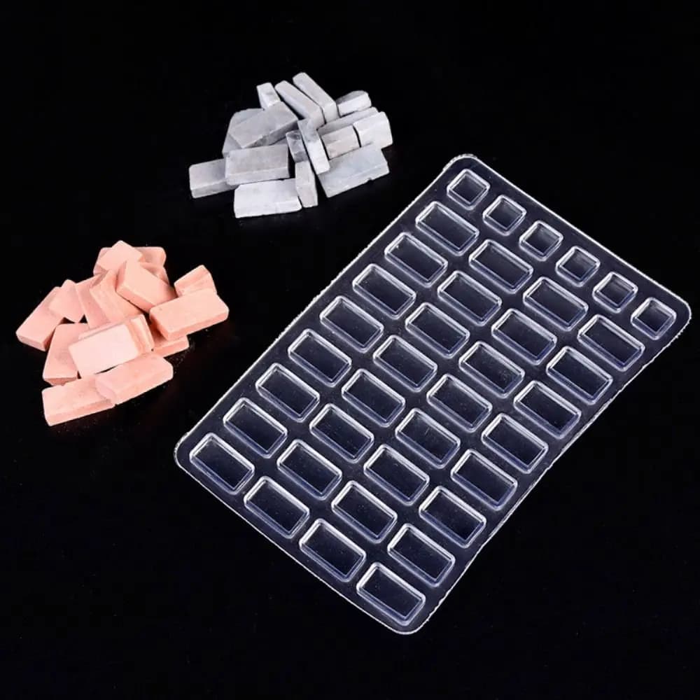 Moule en silicone pour modèle de tuile de table de sable de maison faite à la main, matériau de cons