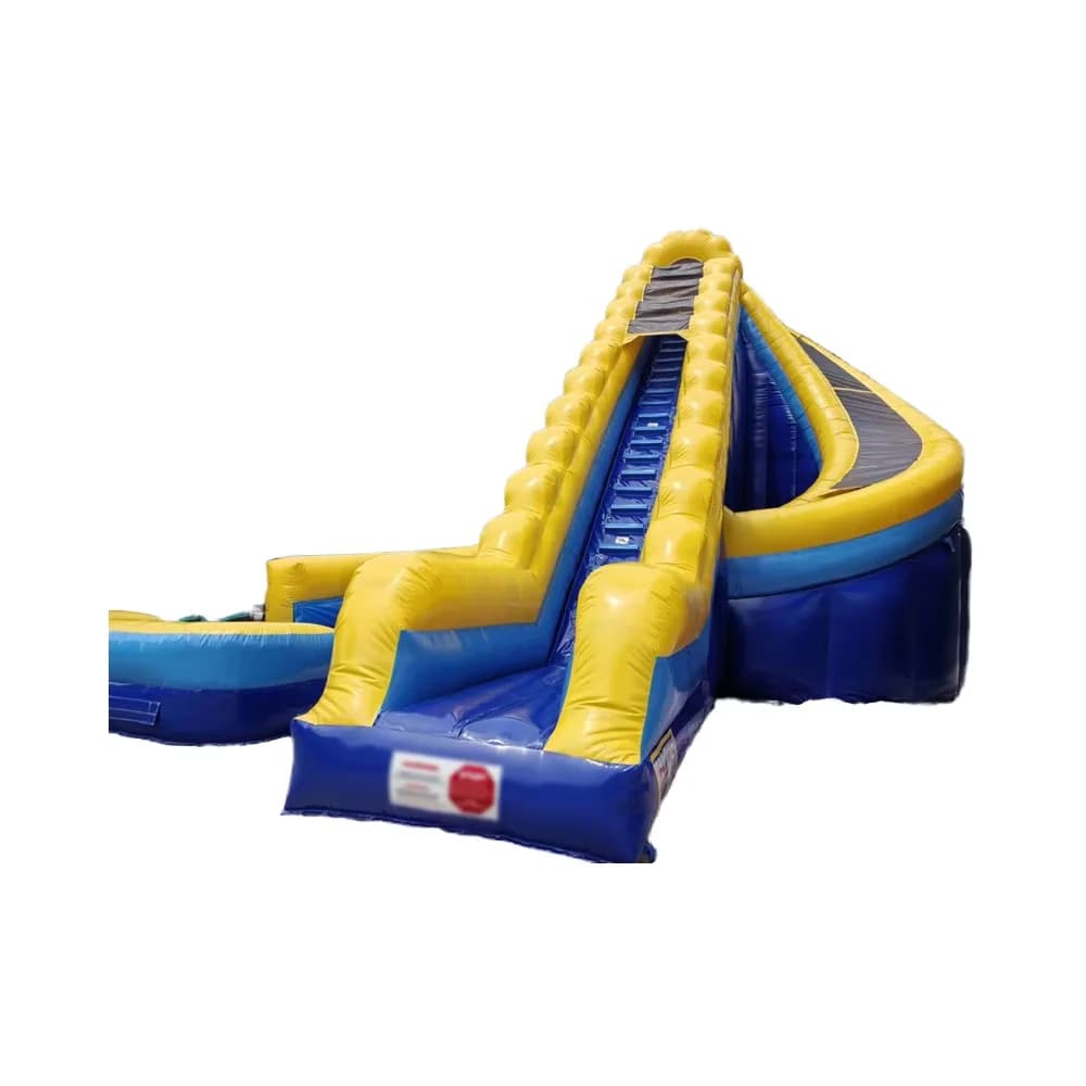 Toboggan aquatique gonflable commercial populaire de 11,2x8,8x7,6m en promotion pour la location évé