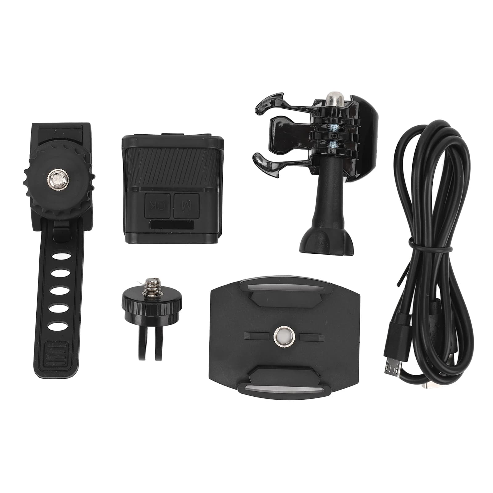 Caméra de vélo pour guidon, résistant, grand angle, anti-tremblement, boucle statique compacte pour
