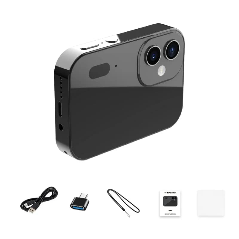 D6 4K appareil photo numérique Vision nocturne Triple objectif 3 pouces HD 64MP écran tactile divert