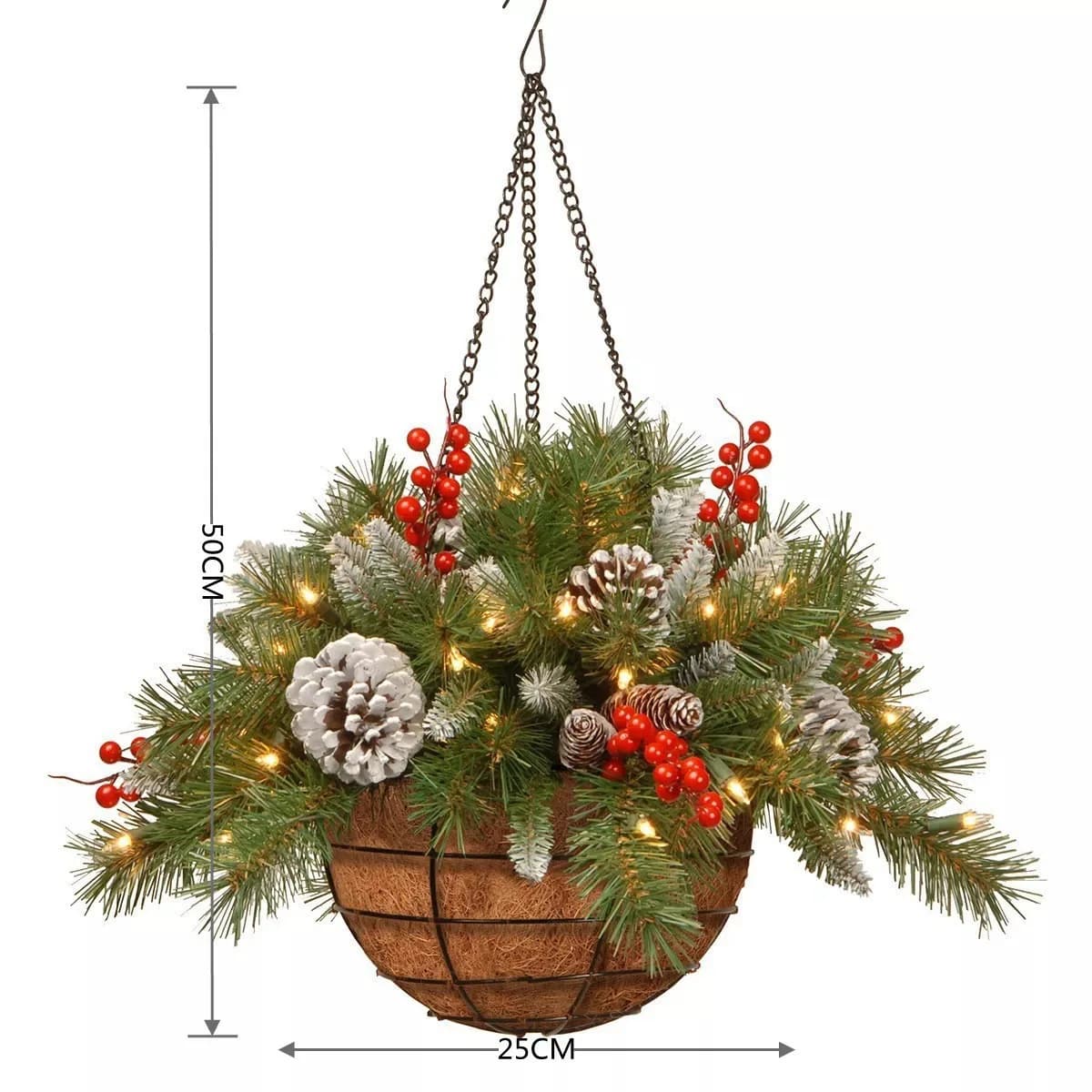 Couronne de noël, décoration de Festival, couronne artificielle, Porte D'entree, décoration de maiso