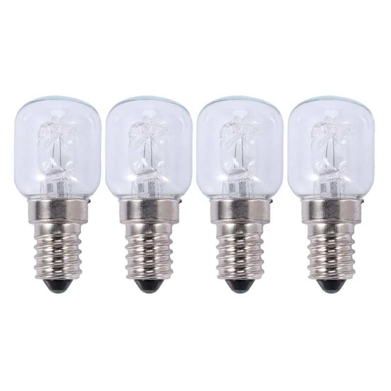 Nouveau 4X E14 ampoule haute température 500 degrés 25W halogène four à bulles ampoule E14 250V 25W