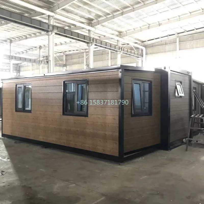 Maison de conteneur à faible coût 20 pieds 40 pieds, petite maison préfabriquée Portable, conteneur