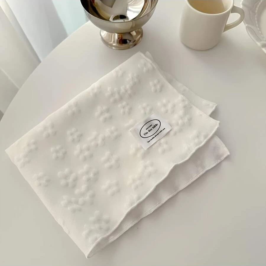 Napperon blanc tapis de Table isolation thermique pour cuisine napperons de salle à manger tapis de