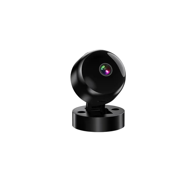 Smart 360 ° Caméra de sécurité 4K WiFi sans fil, surveillance intérieure et extérieure, détection
