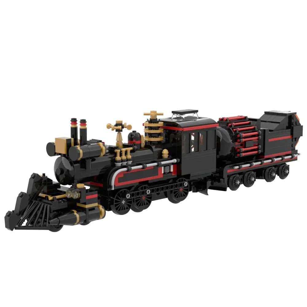 MOC Back Future Jules Verne Time Train bloc de construction ensemble Train cuit à la vapeur Machine