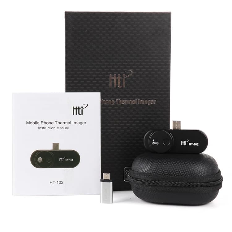 Caméra thermique HT-102 pour Android, caméra visuelle 640X480, imageur thermique infrarouge résoluti