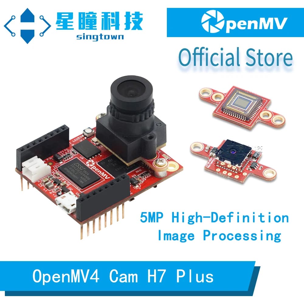 OpenMV-Caméra intelligente H7 Plus, traitement d'image haute définition, machine d'apprentissage, ro