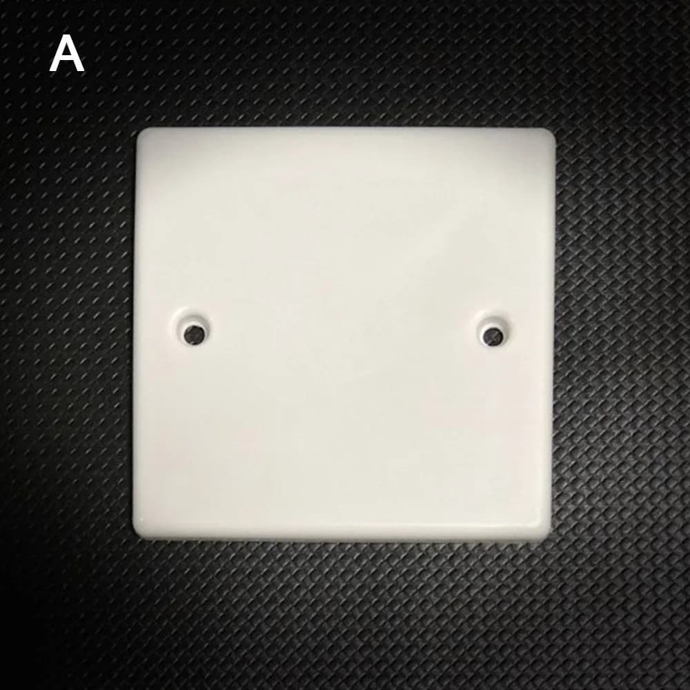 Couvercle de boîte dissimulé en plastique, Type 86, plaque de couverture de sortie anti-poussière, I